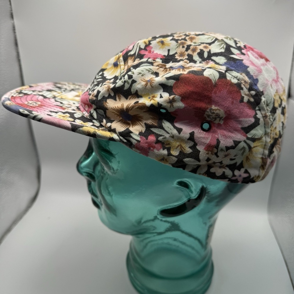 Vintage Hat Club Floral Baseball Cap With Leather Adjustment Strap - Picture 2 of 8
